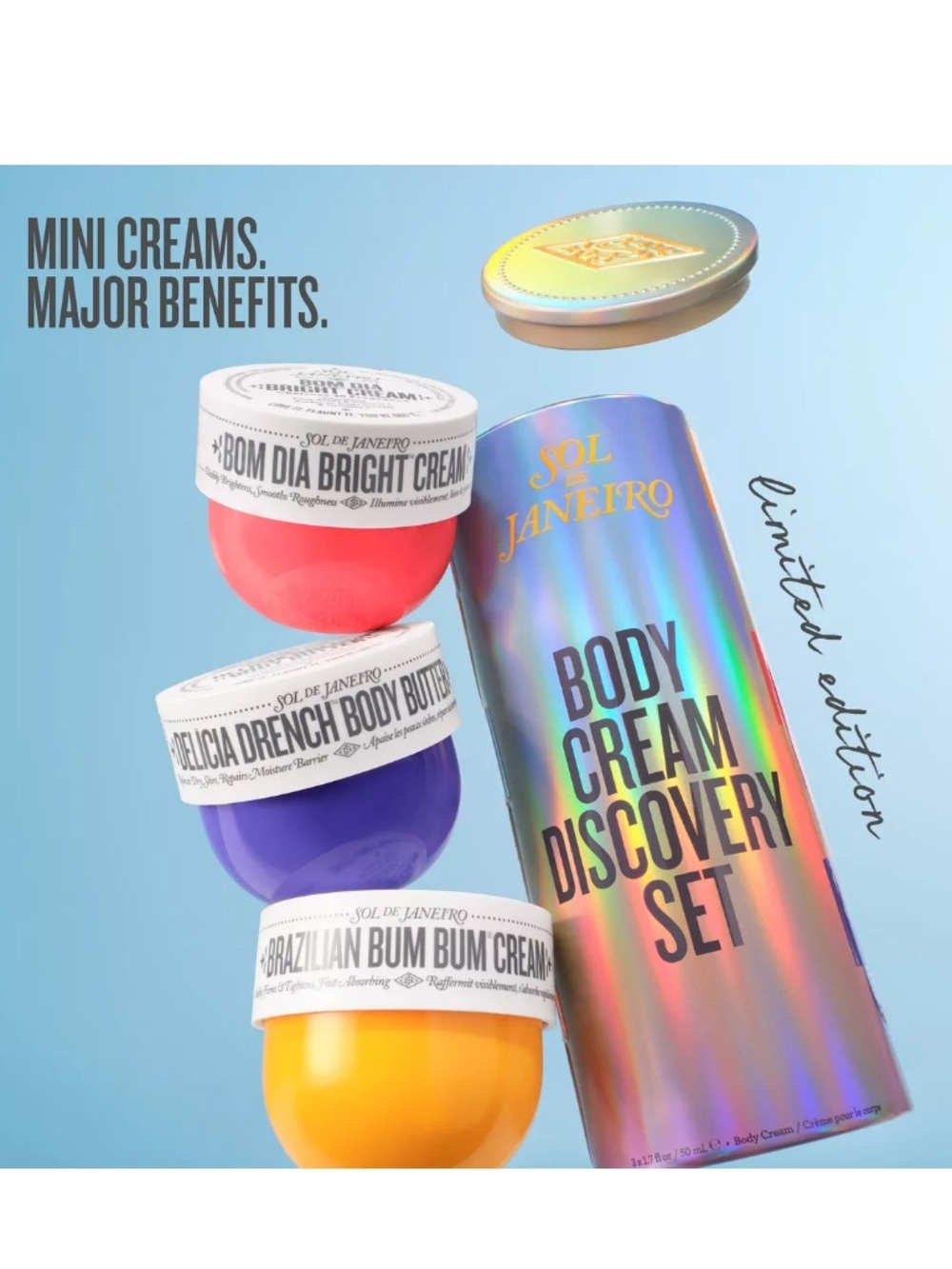 Limited Edition Sol de Janeiro Cream and Body Butter Discovery Set